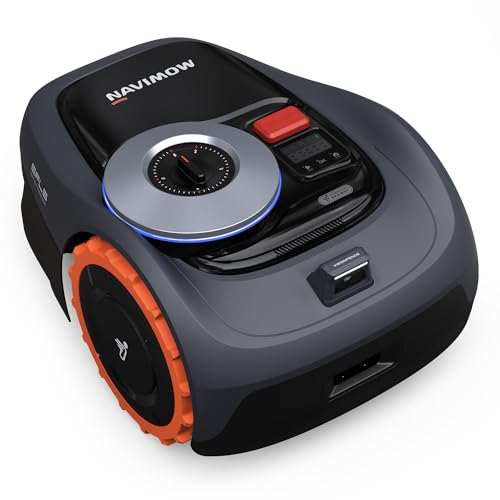 Segway Navimow i110N Robot Lawn Mower Perimeter Wire Free 1/4 Acre RTK+Vision Robotic Lawnmower, AI-Assisted Mapping, Vi
