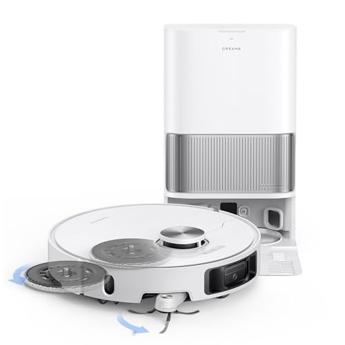 dreame L40s Ultra Robot Vacuum and Mop, 19,000Pa Suction & Auto Empty | Mop Self-Cleaning,100% Detangling DuoBrush, Exte